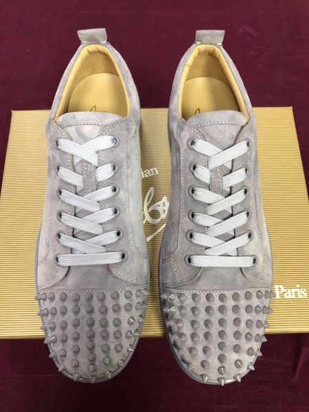 2019new прибытия моды унисекс ботинки luxury design верхнего качества неподдельной кожи плоские заклепки тапки свободную перевозку груза раз, Black
2019new прибытия моды унисекс ботинки luxury design верхнего качества неподдельной кожи плоские заклепки тапки свободную перевозку груза раз, Black