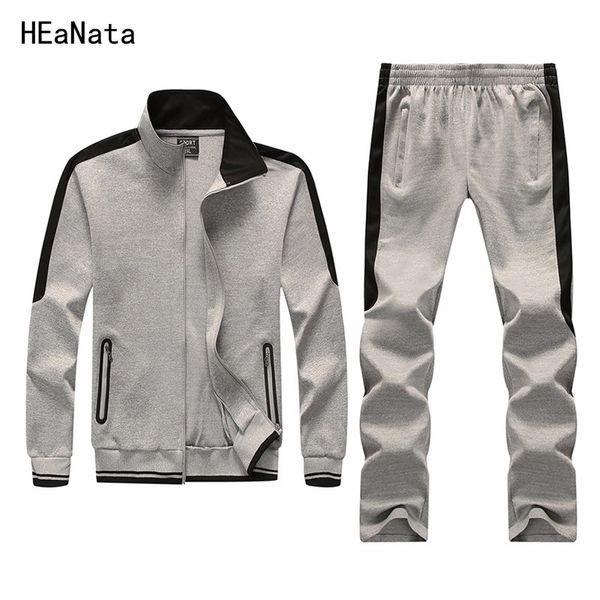 sweatshirt men tracksuit men set clothing sweat new brand solid zipper 2pcs without hoodie jacket+pants casual hoodie new, Gray
sweatshirt men tracksuit men set clothing sweat new brand solid zipper 2pcs without hoodie jacket+pants casual hoodie new, Gray