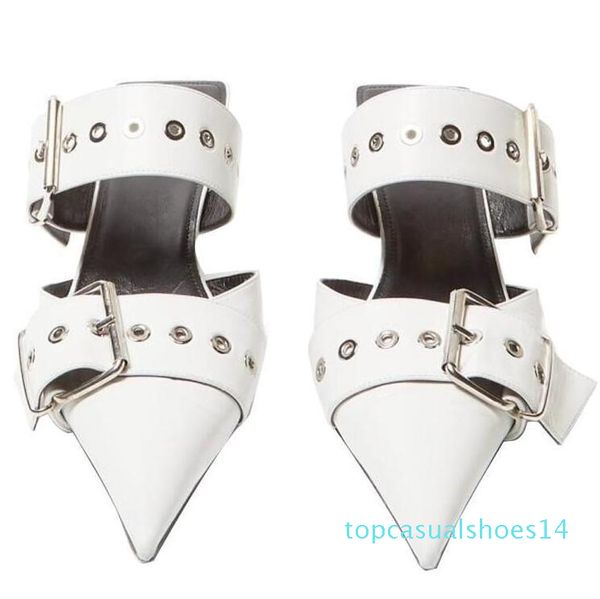 women casual sandals summer runway black white buckled mules slip-on metallic heels women pointed toe slippers casual sandals punk t14
women casual sandals summer runway black white buckled mules slip-on metallic heels women pointed toe slippers casual sandals punk t14