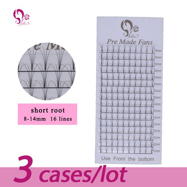 j&s 16 rows 4d pre made fans individual eyelashes extension 0.07mm short stem make up tools
j&s 16 rows 4d pre made fans individual eyelashes extension 0.07mm short stem make up tools