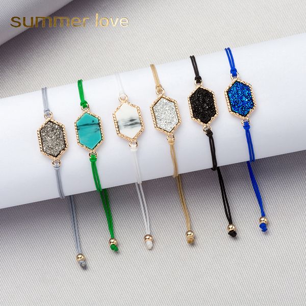 fashion simple colorful crystal handmade woven bracelet for women diamond cluster wax rope bangle bracelet jewelry gift, Black
fashion simple colorful crystal handmade woven bracelet for women diamond cluster wax rope bangle bracelet jewelry gift, Black