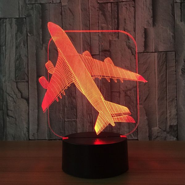 3d aircraft warplane model creative night light touch jet plane desk lamp led illusion lamp bedside lamp cool toy drop shipping
3d aircraft warplane model creative night light touch jet plane desk lamp led illusion lamp bedside lamp cool toy drop shipping