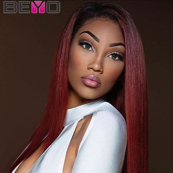 beyo ombre straight brazilian hair weave bundles 1 b/burgundy human hair bundles 3/4 bundle deals remy hair extension 1b 99j, Black
beyo ombre straight brazilian hair weave bundles 1 b/burgundy human hair bundles 3/4 bundle deals remy hair extension 1b 99j, Black
