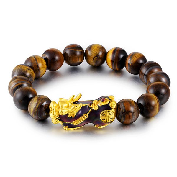 natural tiger eye beaded mens bracelet with brave troops thermochromic pixiu charm strand bracelets handmade jewelry mx191018, Black
natural tiger eye beaded mens bracelet with brave troops thermochromic pixiu charm strand bracelets handmade jewelry mx191018, Black