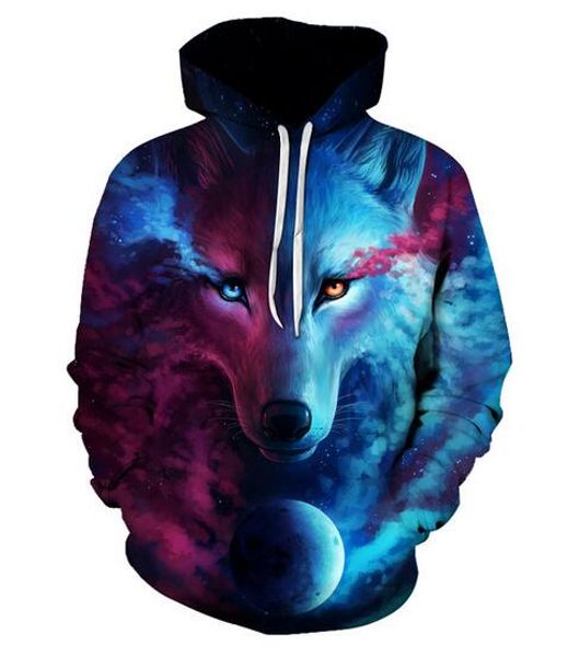 new fashion harajuku style casual 3d printing hoodies wolf men / women autumn and winter sweatshirt hoodies coats bw0128, Black
new fashion harajuku style casual 3d printing hoodies wolf men / women autumn and winter sweatshirt hoodies coats bw0128, Black