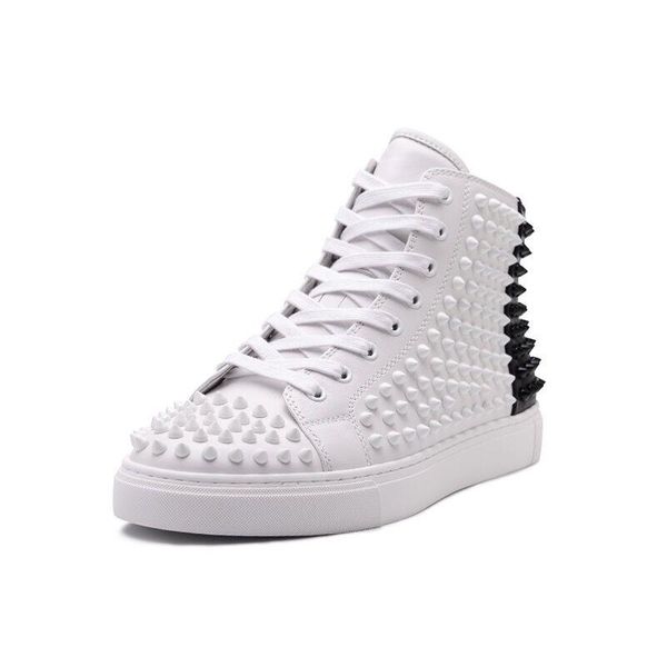 designer shoes spike red bottom sneakers leather shoes junior calf casual loafer shoes suede luxury men women size with box dust bag lts, Black
designer shoes spike red bottom sneakers leather shoes junior calf casual loafer shoes suede luxury men women size with box dust bag lts, Black