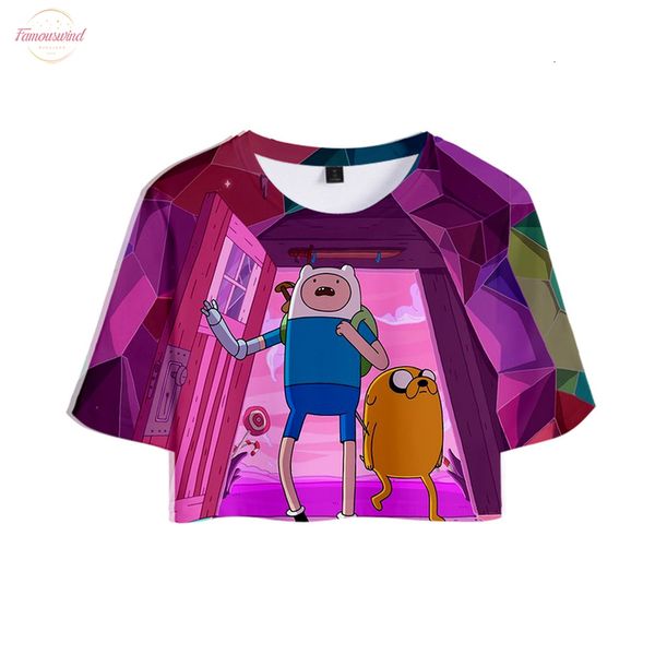 adventure time print midriff-baring t-shirt women fashion popular casual harajuku short sleeve t-shirt sale, White
adventure time print midriff-baring t-shirt women fashion popular casual harajuku short sleeve t-shirt sale, White
