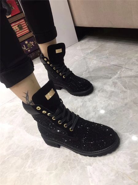 fashionable wild women's shoes luxury leather martin boots brand women's boots non-slip comfortable driving ladies casual platform, Black
fashionable wild women's shoes luxury leather martin boots brand women's boots non-slip comfortable driving ladies casual platform, Black