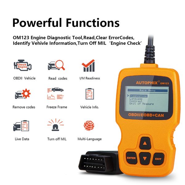 obd2 scanner om123 odb2 car diagnostic scanner obd 2 code reader for car diagnostic obdll tool obd auto
obd2 scanner om123 odb2 car diagnostic scanner obd 2 code reader for car diagnostic obdll tool obd auto