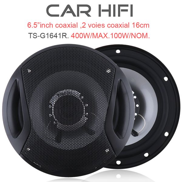 ts-g1641r 2pcs 6.5 inch 400w car hifi coaxial speaker vehicle door auto audio music stereo full range frequency speakers
ts-g1641r 2pcs 6.5 inch 400w car hifi coaxial speaker vehicle door auto audio music stereo full range frequency speakers