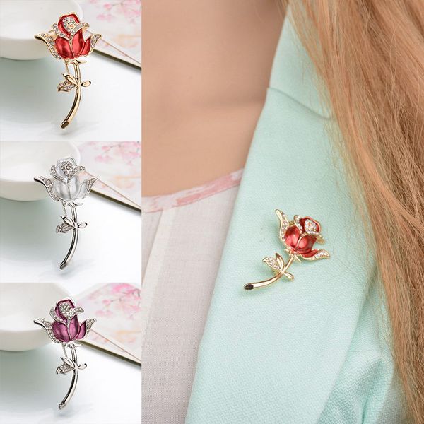 fashion new women rose brooch crystal rhinestone pins clip for sweater party gown ladies gift hh88, Gray
fashion new women rose brooch crystal rhinestone pins clip for sweater party gown ladies gift hh88, Gray