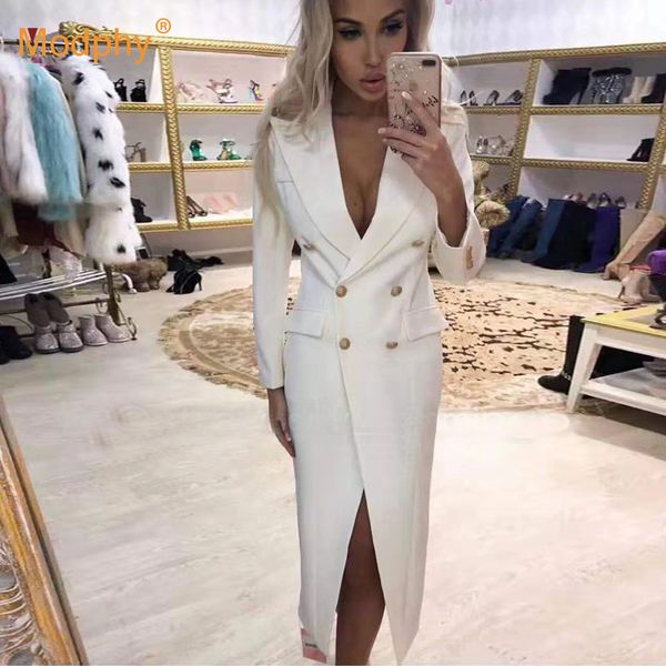 2019 spring new women's slim coat windbreaker black deep v-neck double-breasted tights long-sleeved jacket, Tan;black
2019 spring new women's slim coat windbreaker black deep v-neck double-breasted tights long-sleeved jacket, Tan;black