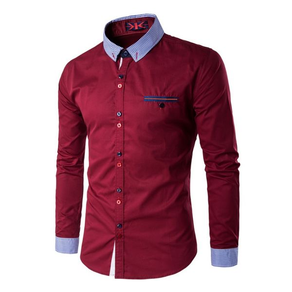 fashion mens dress shirts slim fit casual shirt men unique button and neckline mens long sleeve shirt business social, White;black
fashion mens dress shirts slim fit casual shirt men unique button and neckline mens long sleeve shirt business social, White;black
