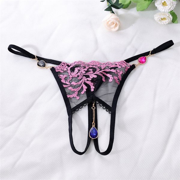 brand women underwear women embroidery lace open with pendant panties tangas lace culotte femme briefs, Black;white
brand women underwear women embroidery lace open with pendant panties tangas lace culotte femme briefs, Black;white