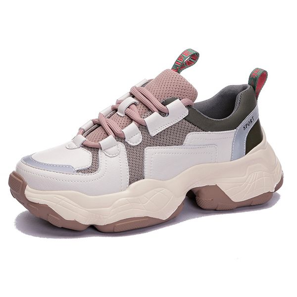 autumn winter new leather add cotton color matching flat dad shoes female trend leisure platform non-slip outdoor walk sneakers, Black
autumn winter new leather add cotton color matching flat dad shoes female trend leisure platform non-slip outdoor walk sneakers, Black