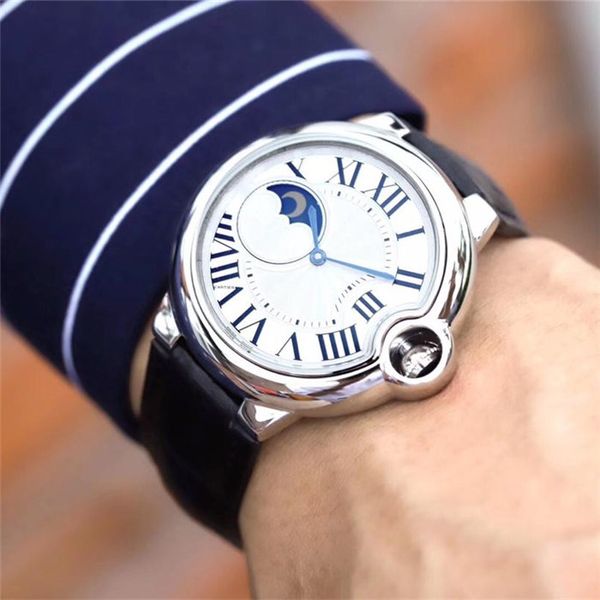official edition luxury watches imported japanese 8215 movement automatic wsbb0020 moon watch blue steel pointer luxury mens wrist watch, Slivery;brown
official edition luxury watches imported japanese 8215 movement automatic wsbb0020 moon watch blue steel pointer luxury mens wrist watch, Slivery;brown