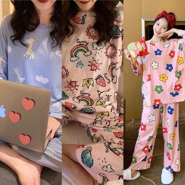 ewyml girls' autumn long-sleeved fresh students loose cute two-piece home clothes girls' autumn long-sleeved fresh students loose, Blue;red
ewyml girls' autumn long-sleeved fresh students loose cute two-piece home clothes girls' autumn long-sleeved fresh students loose, Blue;red