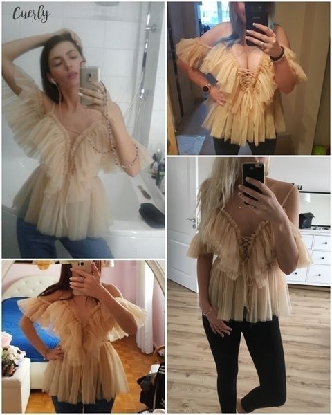 deep v neck backless vintage women summer flutter sleeve blouse elegant ruffle off shoulder shirt female mesh blouse blusas, White
deep v neck backless vintage women summer flutter sleeve blouse elegant ruffle off shoulder shirt female mesh blouse blusas, White