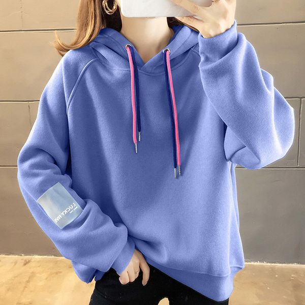 2019 women autumn thickening coat hoodies women loose patchwork long sleeve hoodie velvet pullover sweatshirt blouse new, Black
2019 women autumn thickening coat hoodies women loose patchwork long sleeve hoodie velvet pullover sweatshirt blouse new, Black