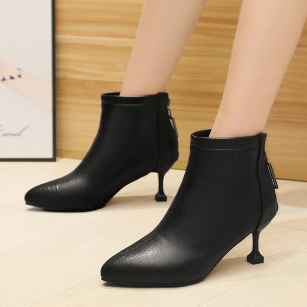 winter boots lady booties woman 2019 high heels women shoes autumn luxury designer zipper boots-women 2020 stiletto fashion, Black
winter boots lady booties woman 2019 high heels women shoes autumn luxury designer zipper boots-women 2020 stiletto fashion, Black