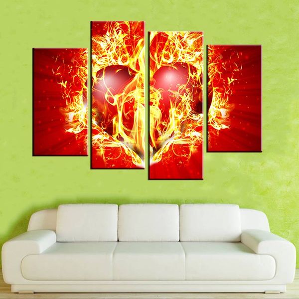 4pcs/set unframed abstract flame heart hd print on canvas wall art picture for home and living room decor
4pcs/set unframed abstract flame heart hd print on canvas wall art picture for home and living room decor