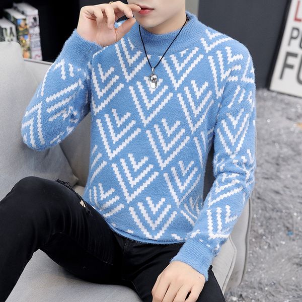 2019 turtleneck knitted sweater cashmere wool winter sweater men turtleneck pullover man slim leisure s-2xl, White;black
2019 turtleneck knitted sweater cashmere wool winter sweater men turtleneck pullover man slim leisure s-2xl, White;black