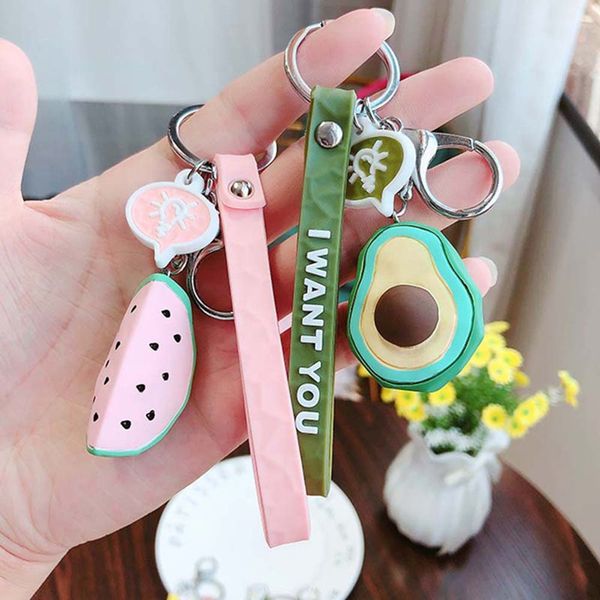 creative fuits keychain pineapple banana watermelon keychain car key chain backpack ornaments gifts, Silver
creative fuits keychain pineapple banana watermelon keychain car key chain backpack ornaments gifts, Silver