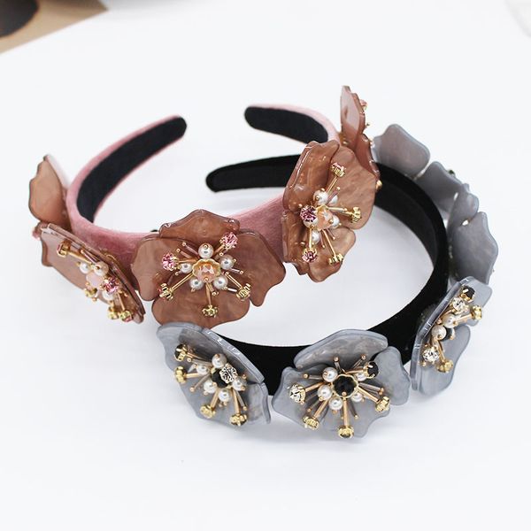 europe and america baroque headband acrylic large flower geometric ball headband fashion daren wild hair accessories 1028, White;golden
europe and america baroque headband acrylic large flower geometric ball headband fashion daren wild hair accessories 1028, White;golden