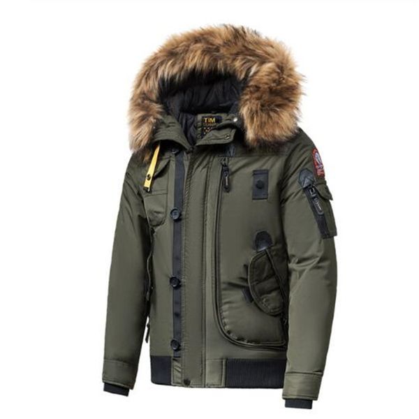 горячее vintage повседневного меховой воротник с капюшоном ветровка куртка 2019 зима мужчины стиль открытая толстым теплой водонепроницаемым, Black 
горячее vintage повседневного меховой воротник с капюшоном ветровка куртка 2019 зима мужчины стиль открытая толстым теплой водонепроницаемым, Black