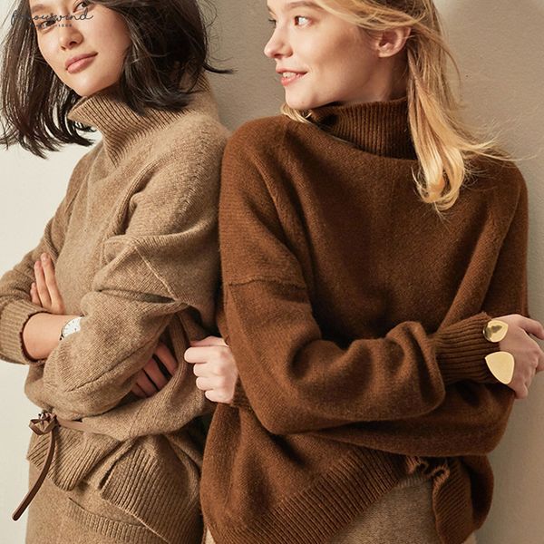 and autumn winter new cashmere sweater womens high-necked pullover loose sweater short thick paragraph knit shirt, White;black
and autumn winter new cashmere sweater womens high-necked pullover loose sweater short thick paragraph knit shirt, White;black