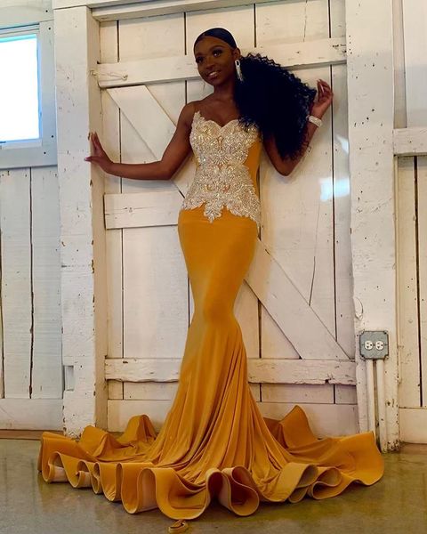 gold mermaid long prom dress stunning silver beaded handwork african black girl prom dresses 2020
gold mermaid long prom dress stunning silver beaded handwork african black girl prom dresses 2020