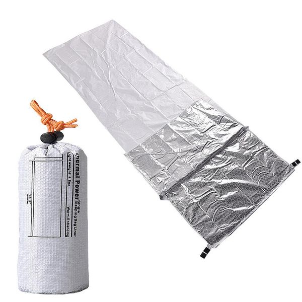 outdoor camping heat reflective sleeping bag emergency warm sleeping bag liner silver coated insulation liner
outdoor camping heat reflective sleeping bag emergency warm sleeping bag liner silver coated insulation liner