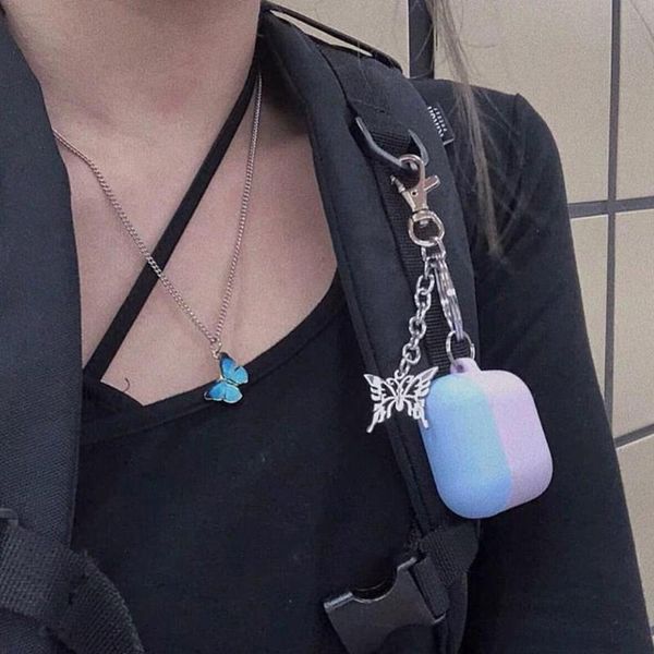 chains sweet fashion temperature control color change butterfly pendant necklace stainless steel chain necklaces for women jewelry gift, Silver
chains sweet fashion temperature control color change butterfly pendant necklace stainless steel chain necklaces for women jewelry gift, Silver