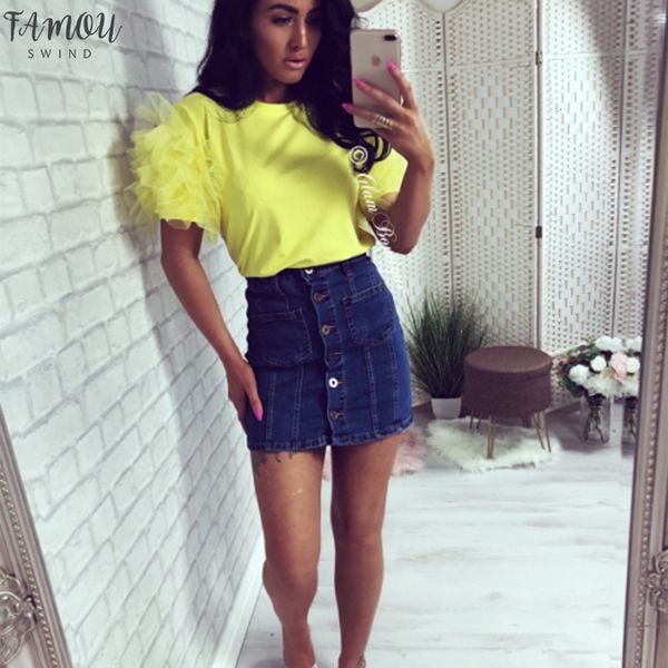 boho women summer tulle ruffle short sleeve mesh t shirt casual fashion o neck mesh sleeve tee, White
boho women summer tulle ruffle short sleeve mesh t shirt casual fashion o neck mesh sleeve tee, White
