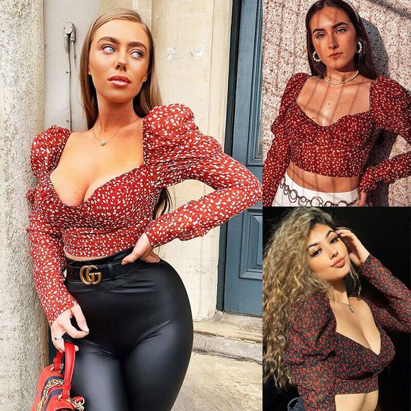 womens elegant fashion women polka dot long puff sleeve slim fit shirt casual blouse beach blusas party clubwear clothes, White
womens elegant fashion women polka dot long puff sleeve slim fit shirt casual blouse beach blusas party clubwear clothes, White