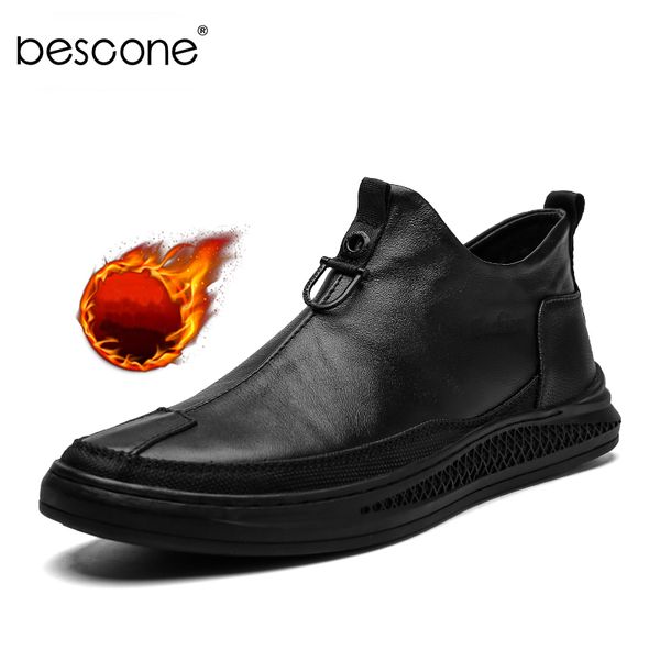bescone men ankle shoes black leather waterproof casual business male fashion work autumn winter plus warm sneakers 51879
bescone men ankle shoes black leather waterproof casual business male fashion work autumn winter plus warm sneakers 51879