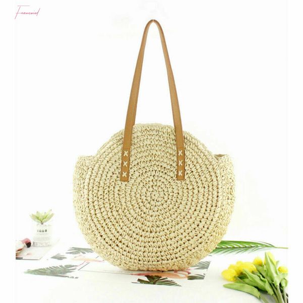 2020 new straw bag womens fashion shoulder bag center round rattan straw hand woven bohemian large size beach bag
2020 new straw bag womens fashion shoulder bag center round rattan straw hand woven bohemian large size beach bag