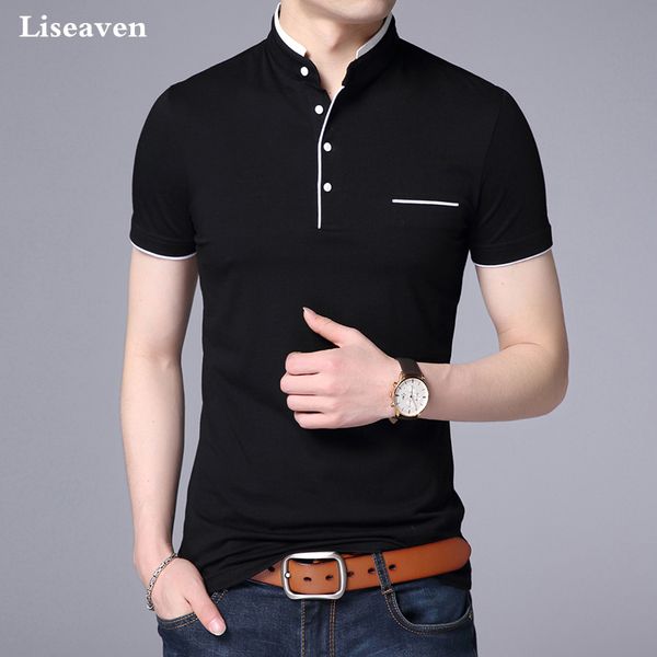 liseaven men mandarin collar t-shirt basic tshirt male short sleeve brand new &tees cotton t shirt y200611, White;black
liseaven men mandarin collar t-shirt basic tshirt male short sleeve brand new &tees cotton t shirt y200611, White;black