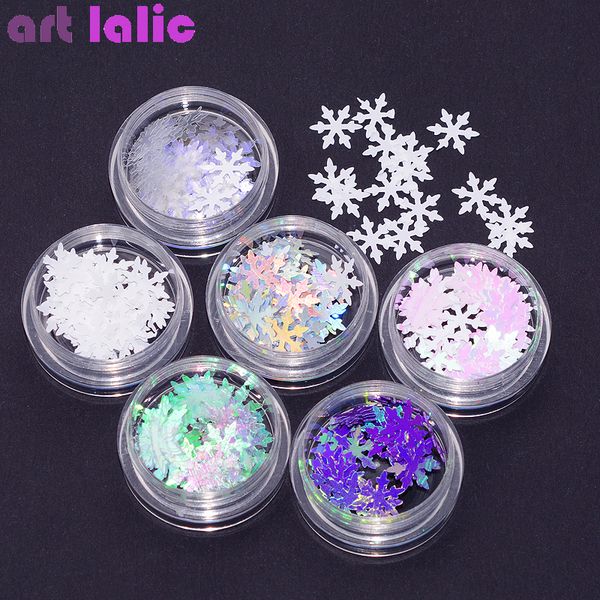 6 box winter christmas nail sequins sets laser mixed snow flakes diy dust nail art glitter polish slider tool 2018 decoration, Silver;gold
6 box winter christmas nail sequins sets laser mixed snow flakes diy dust nail art glitter polish slider tool 2018 decoration, Silver;gold