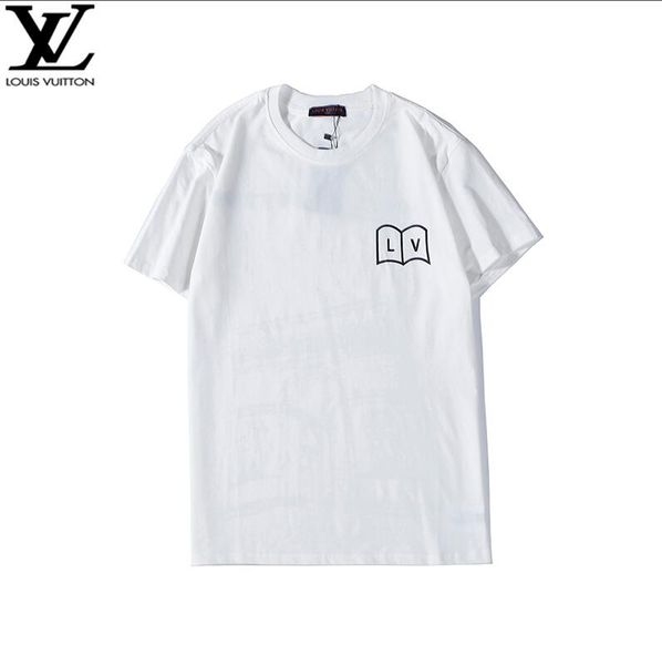 2019 summer fashion designers men's shirt t-shirt letter embroidery t-shirt men's brand short-sleeved t-shirt women's shirt-0, White
2019 summer fashion designers men's shirt t-shirt letter embroidery t-shirt men's brand short-sleeved t-shirt women's shirt-0, White