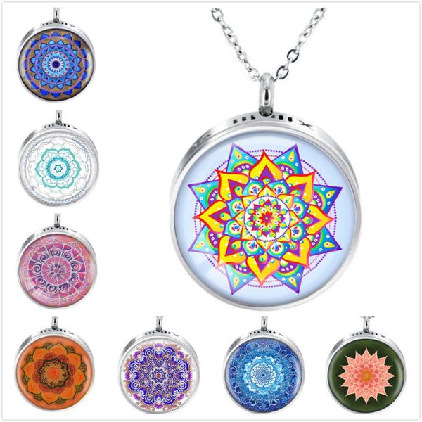 8 styles stainless steel openwork epoxy aromatherapy essential oil diffusion pendant flower picture necklace with chain and felt pads, Silver
8 styles stainless steel openwork epoxy aromatherapy essential oil diffusion pendant flower picture necklace with chain and felt pads, Silver