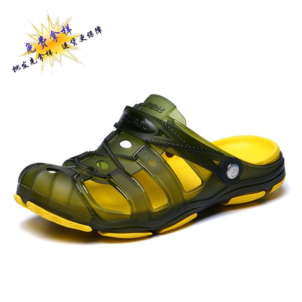 2018 new style fashion casual anticollision head porous shoes light weight soft anti-slip slippers gel shoes 805, Black
2018 new style fashion casual anticollision head porous shoes light weight soft anti-slip slippers gel shoes 805, Black