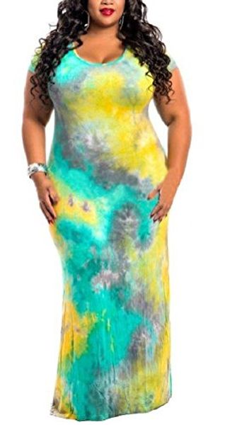 summer dresses for women plus size tie dye stripes boho beach long maxi sundresses, Black;gray
summer dresses for women plus size tie dye stripes boho beach long maxi sundresses, Black;gray