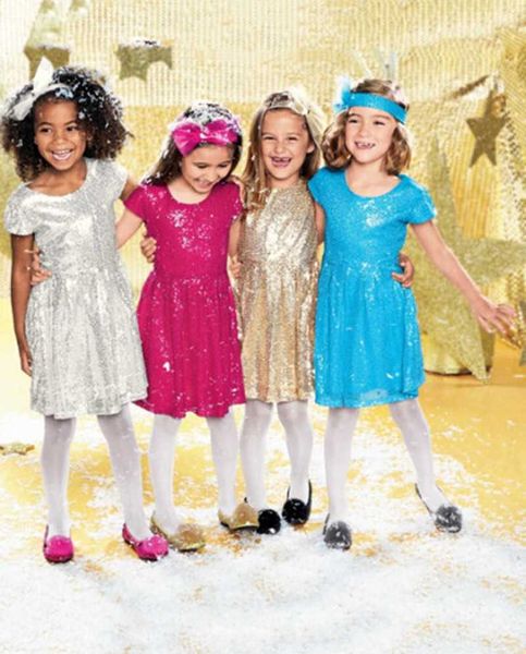 the new han edition children tutu girls sequins princess dress children's wear show the dress with short sleeves, Red;yellow
the new han edition children tutu girls sequins princess dress children's wear show the dress with short sleeves, Red;yellow
