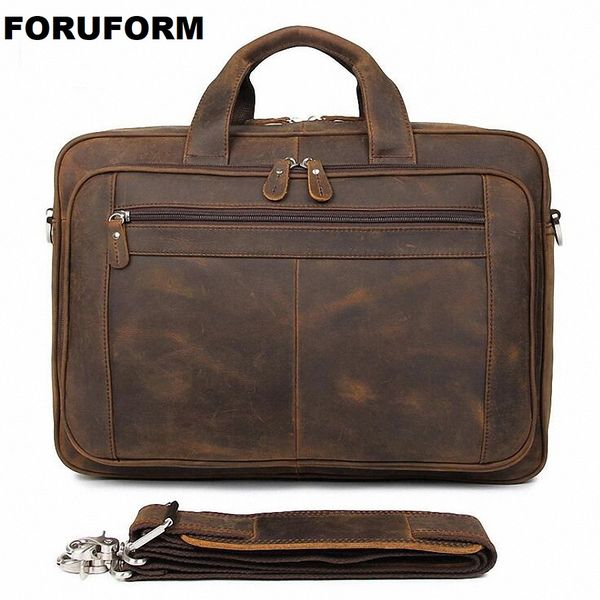 crazy horse genuine leather men briefcases 17'' lapcasual business tote bags shoulder crossbody bag men's handbag travel bag
crazy horse genuine leather men briefcases 17'' lapcasual business tote bags shoulder crossbody bag men's handbag travel bag