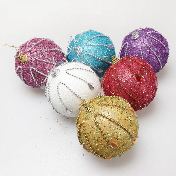 1pc glitter christmas balls christmas tree ornament decoration xmas decoration balls new ball 8cm
1pc glitter christmas balls christmas tree ornament decoration xmas decoration balls new ball 8cm