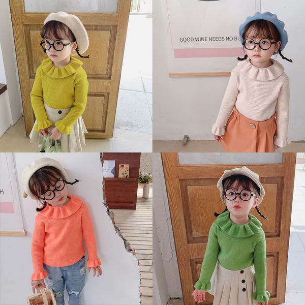 wlg girls winter sweaters kids peter pan collar long sleeve knitted beige green yellow orange sweater baby girl casual clothes, White
wlg girls winter sweaters kids peter pan collar long sleeve knitted beige green yellow orange sweater baby girl casual clothes, White