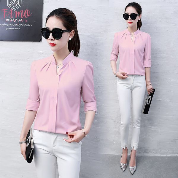 women chiffon office lady blouse casual long sleeve v neck slim white red shirts autumn fashion korean work blouses
women chiffon office lady blouse casual long sleeve v neck slim white red shirts autumn fashion korean work blouses