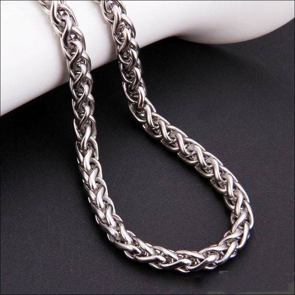 stainless steel necklace keel chain flower basket chain europe and the united states men and women chain 3-8 mm men and women link link edge, Silver
stainless steel necklace keel chain flower basket chain europe and the united states men and women chain 3-8 mm men and women link link edge, Silver
