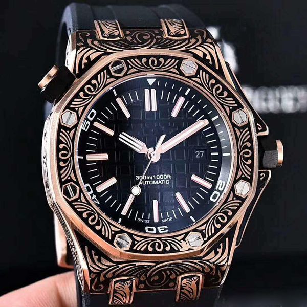 high-end luxury watch watch, sapphire mirror, new carved shell, male automatic mechanical watch.the classics cannot be missed, Slivery;brown
high-end luxury watch watch, sapphire mirror, new carved shell, male automatic mechanical watch.the classics cannot be missed, Slivery;brown